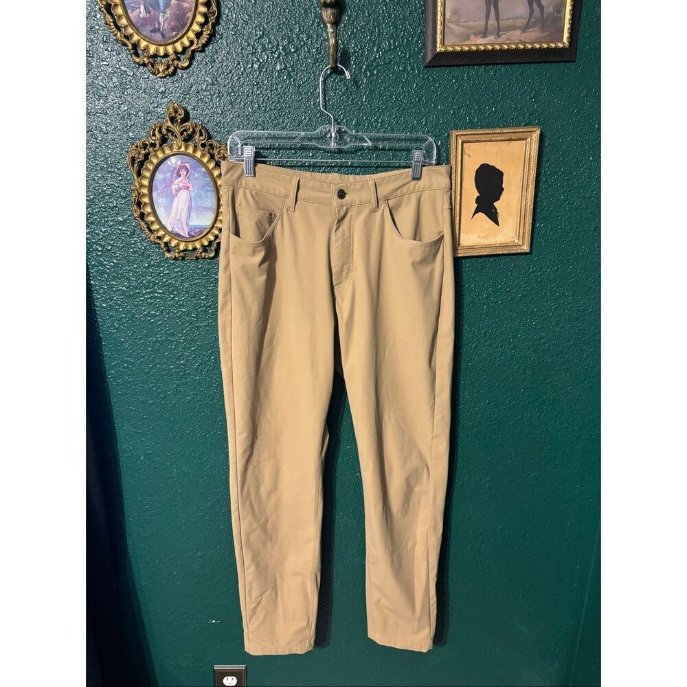 Fabletics Mens Khaki Chino Pants Size 32